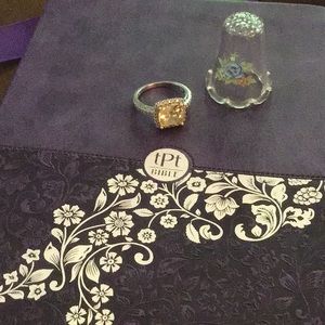 COPY - SS 925, Canary Yellow CZ Simulated Diamond Ring…gorgeous.